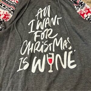 “Wine please” sweater